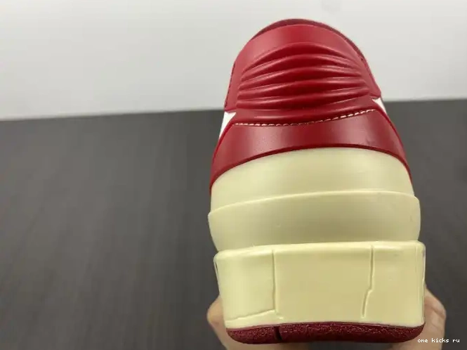 Rep Onekick 2 Retro DJ4375-106 Red White SP Off-White Low Jordan 0407